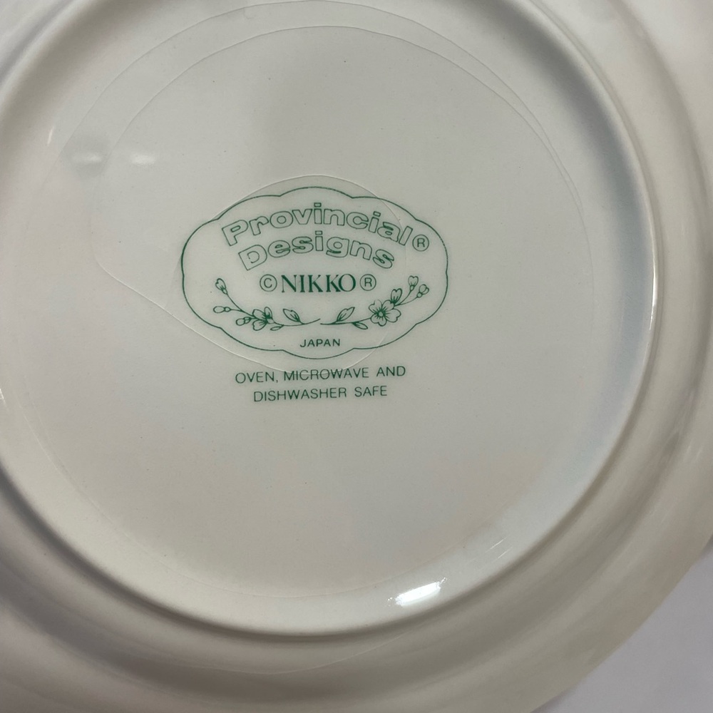 Vintage 19 Pc Nikko China Dauphine Provincial Designs Nikko Peony Japan - Picture 5 of 9